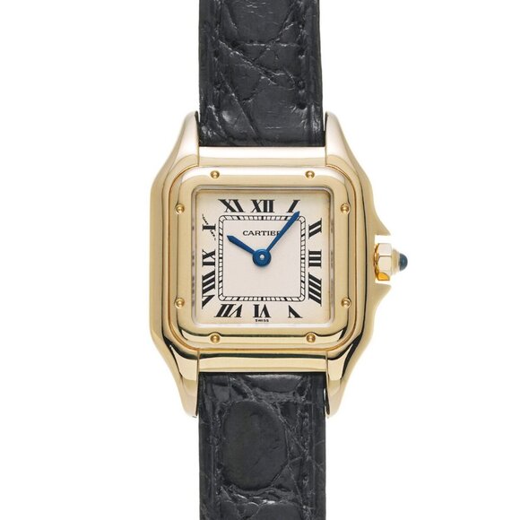 CARTIER White/Blanc Ladies Watches quartz Used Ginzo - Picture 1 of 7